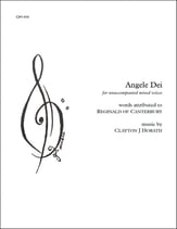 Angele Dei SATB choral sheet music cover